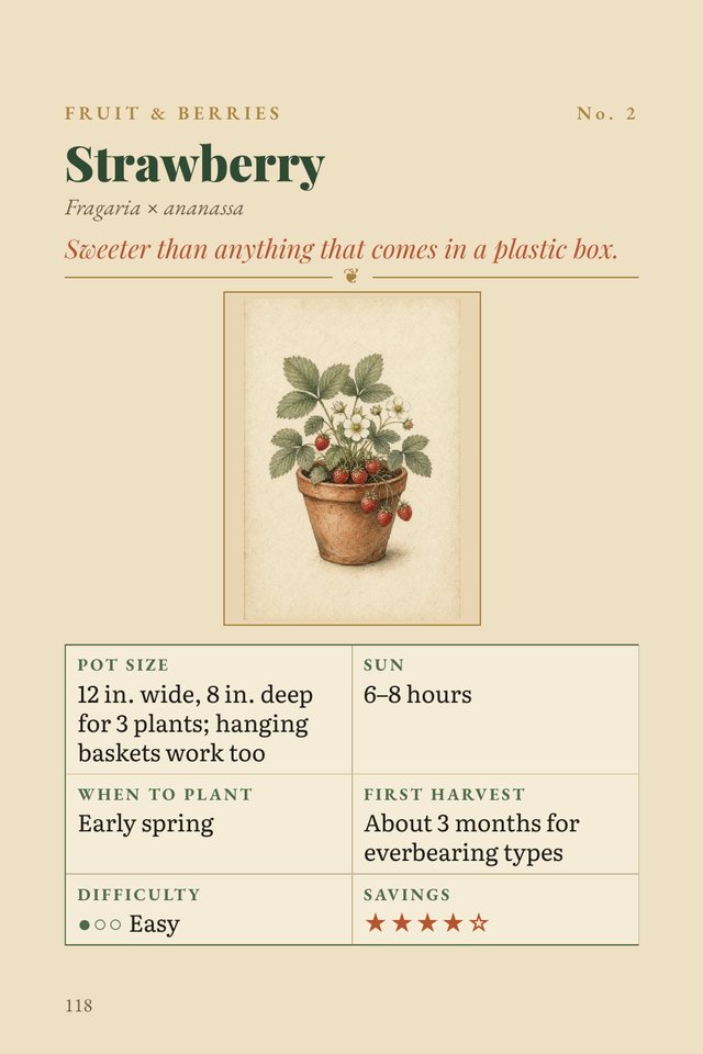Strawberry: quick facts